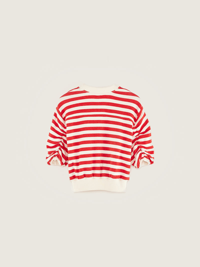 AGOV T1761S SWEATSHIRT - STRIPE A