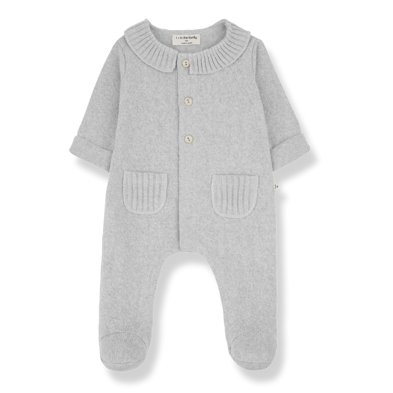 ALEXIA jumpsuit w/feet - perla