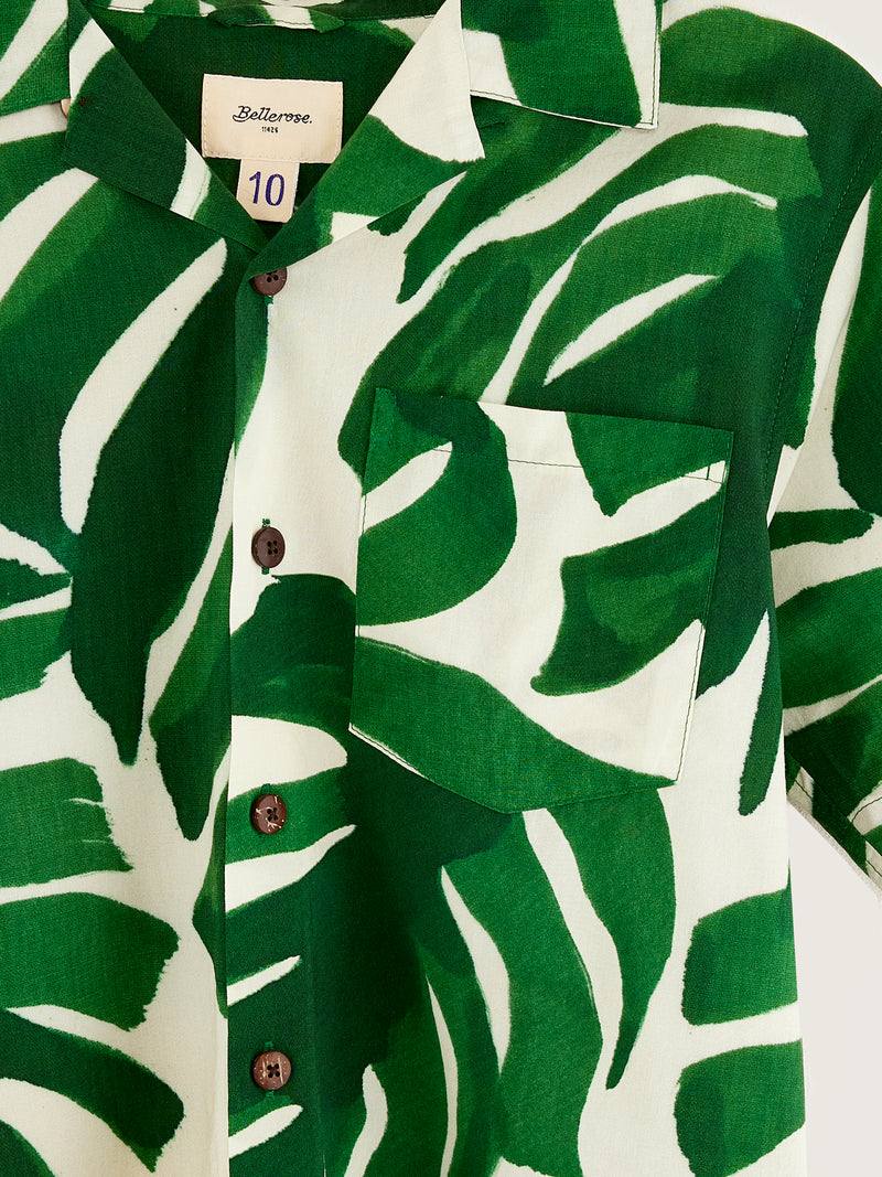 ARNO51 Leaf Print SHIRT - COMBO A. (leaf)