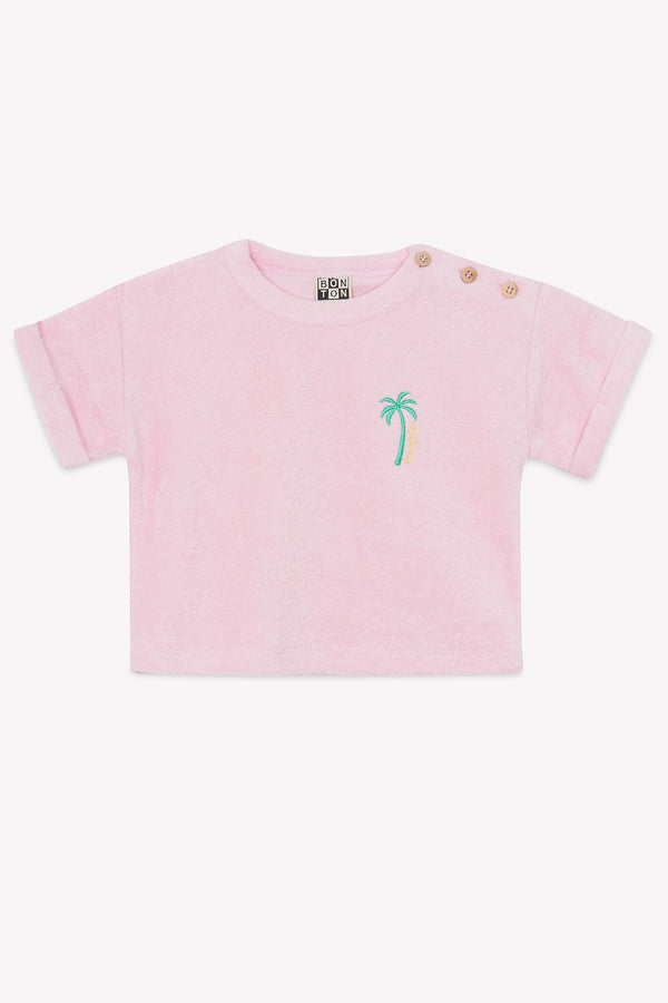 WEST COAST F Tee-Shirt Livia bb - Rose Bubble