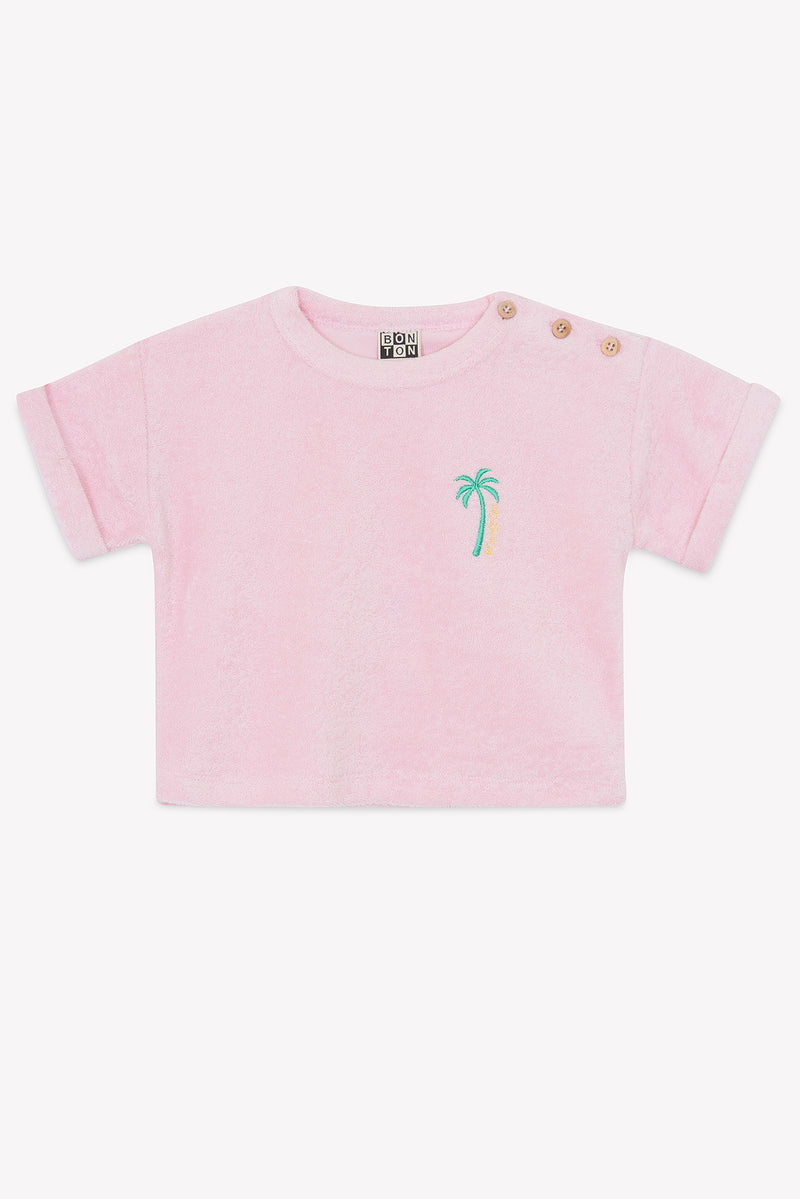 WEST COAST F Tee-Shirt Livia bb - Rose Bubble (Copy)