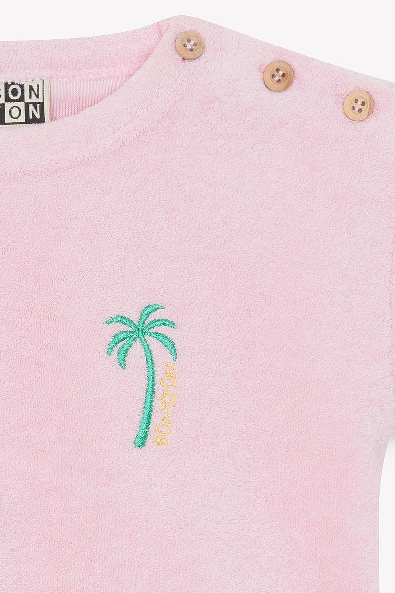 WEST COAST F Tee-Shirt Livia bb - Rose Bubble (Copy)