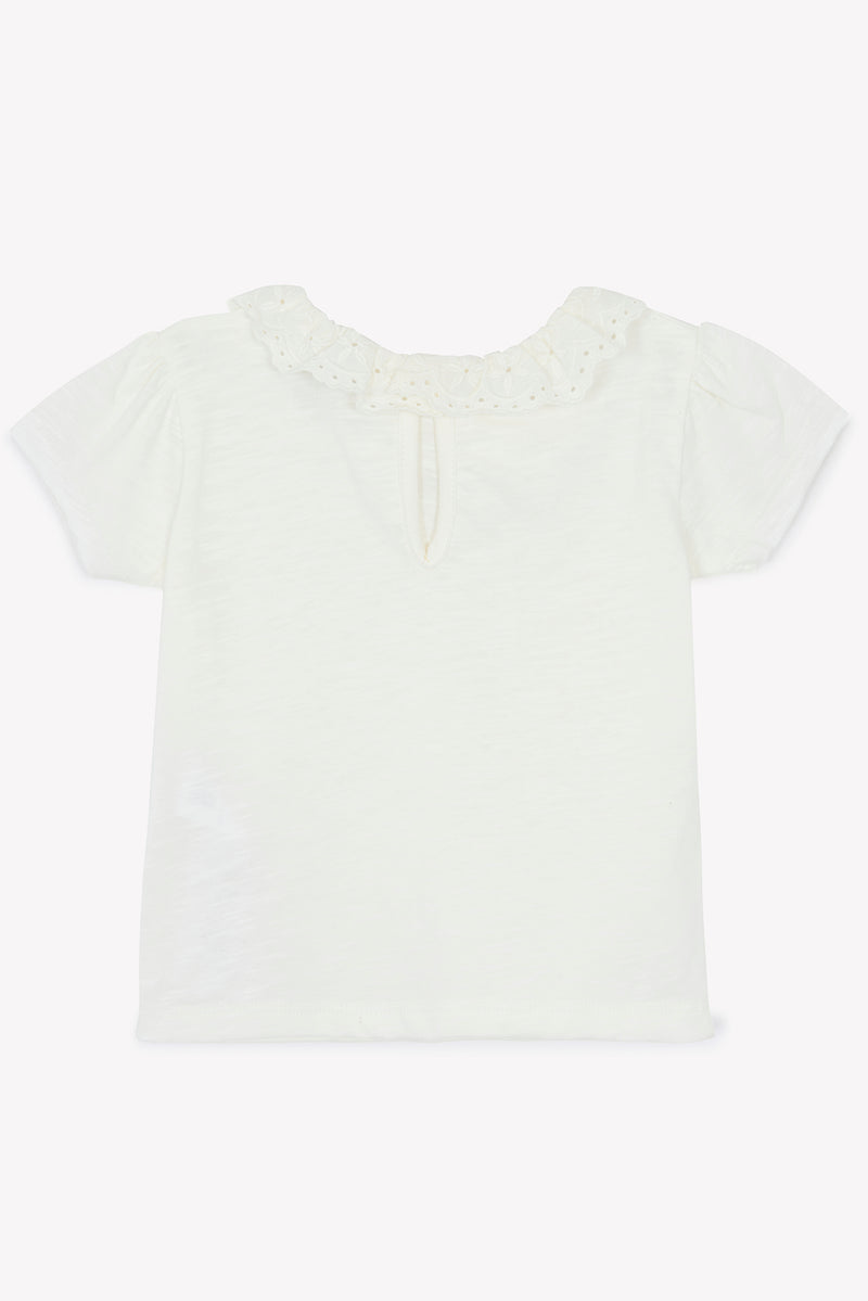 AMORE MIO Tee-Shirt Tiris bb - ecru bonton