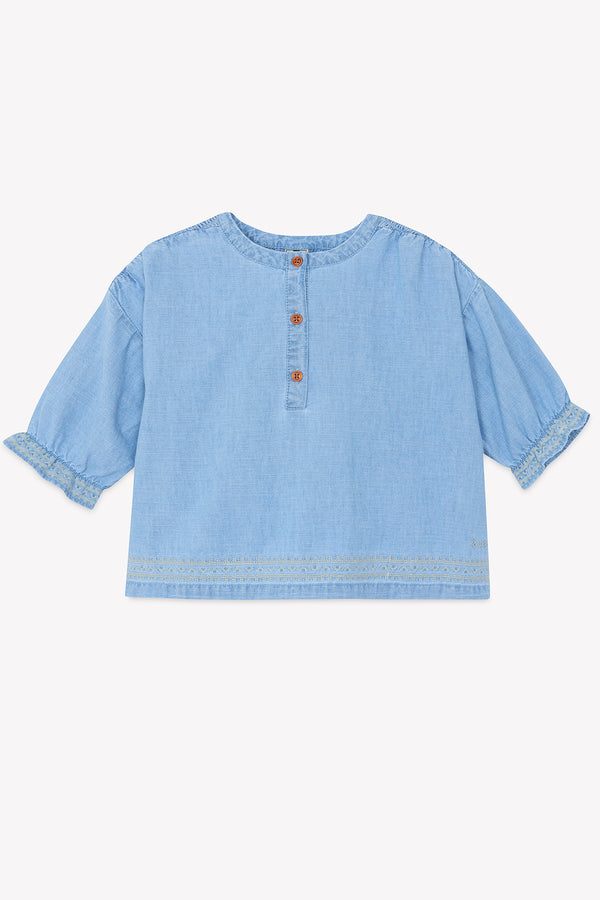 Blouse Leana - Chambray clair