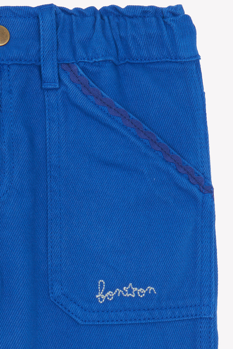 PANTALON LINO - Bleu Fou