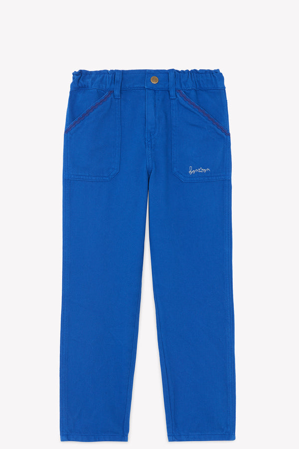 PANTALON LINO - Bleu Fou