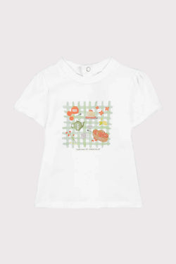 BABY PROMENADE BUCOLIQUE TEESHIRT4 - Blanc