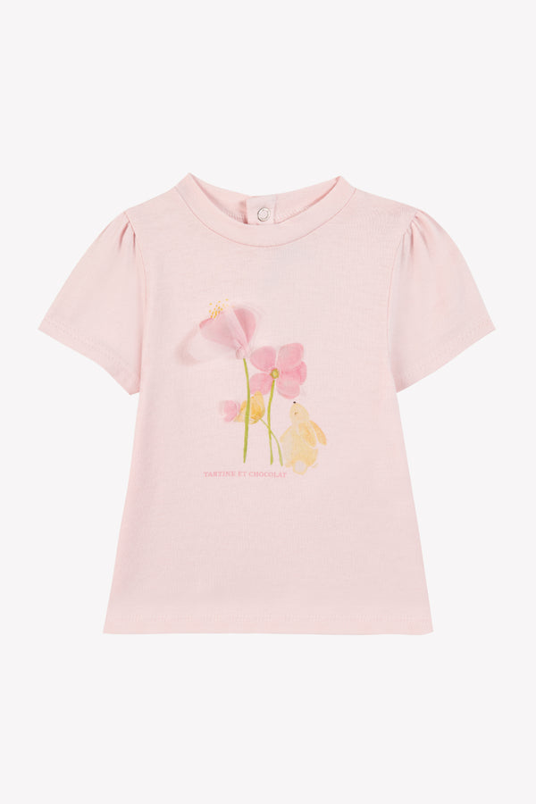 BABY JARDIN D'ETE TEESHIRT 4 - Rose pâle