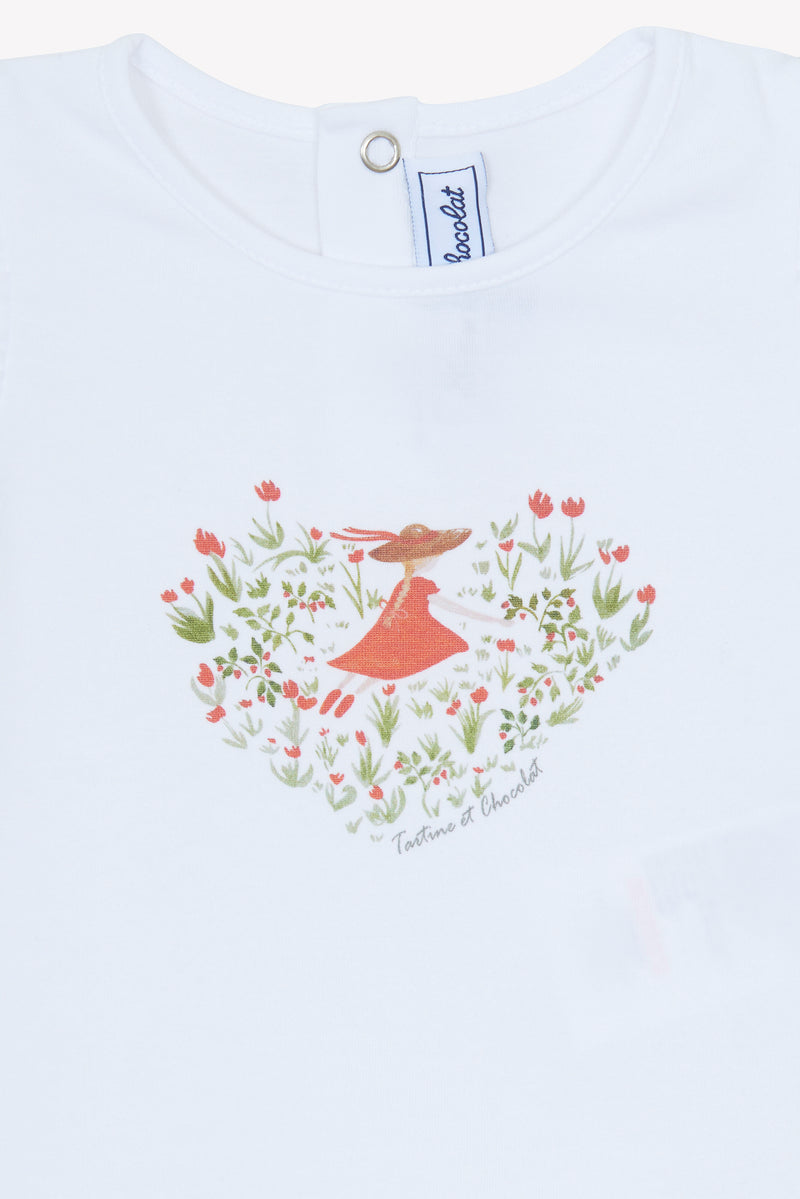 BABY PROMENADE BUCOLIQUE TEESHIRT 5 - Blanc