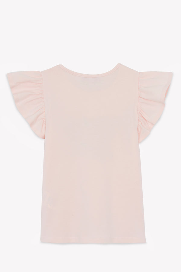 ECHAPPEE ROMANTIQUE TEESHIRTD - Rose ancien