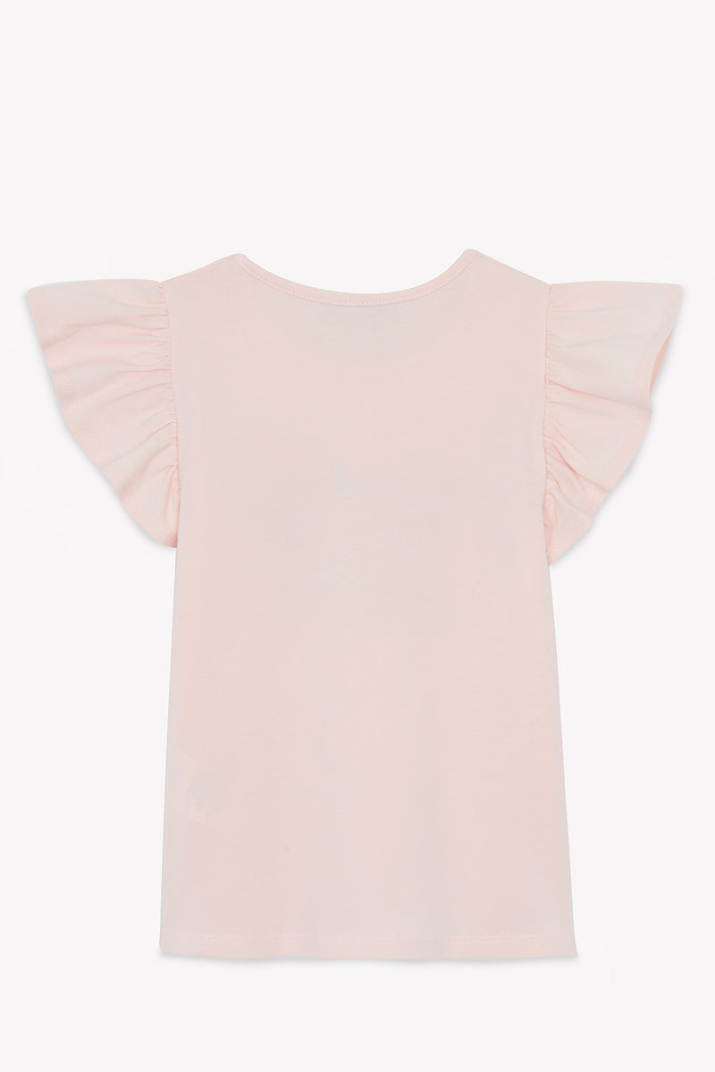 ECHAPPEE ROMANTIQUE TEESHIRTD - Rose ancien