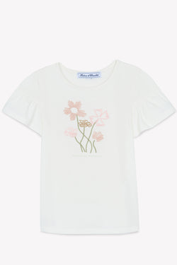 ECHAPPEE ROMANTIQUE TEESHIRTF - Nacre