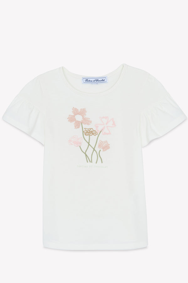 ECHAPPEE ROMANTIQUE TEESHIRTF - Nacre