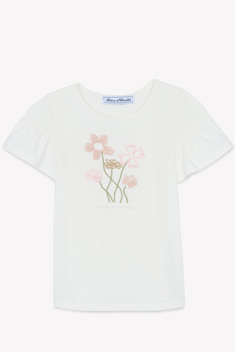 ECHAPPEE ROMANTIQUE TEESHIRTF - Nacre