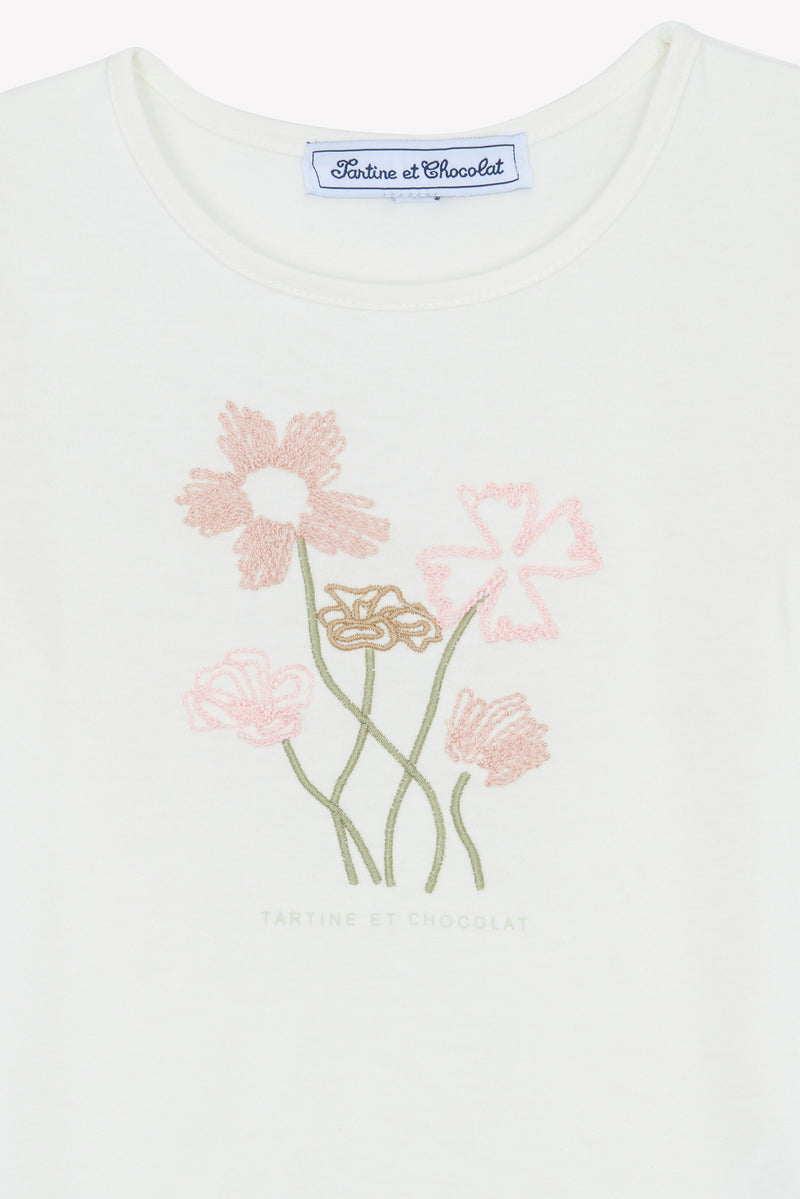 ECHAPPEE ROMANTIQUE TEESHIRTF - Nacre