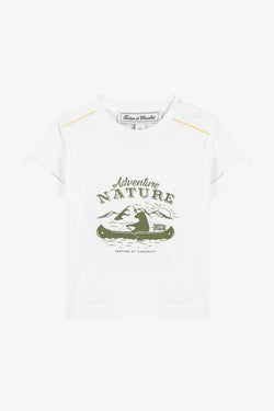 BABY EXPLORATEUR EN HERBE TEESHIRT 6 - Blanc