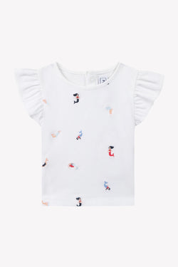 BABY TRESOR D'ETE TEESHIRT 9 - Corail