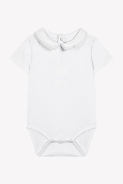 BABY CEREMONIE GARCON BODY 9 - Blanc