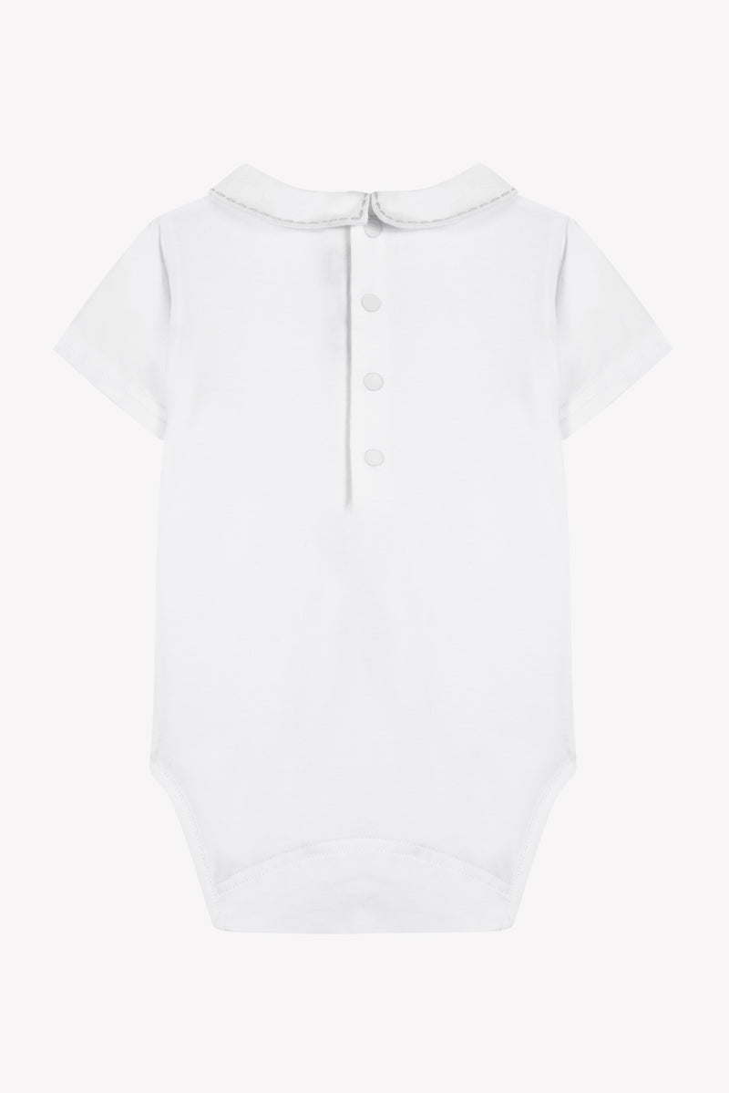 BABY CEREMONIE GARCON BODY 9 - Blanc