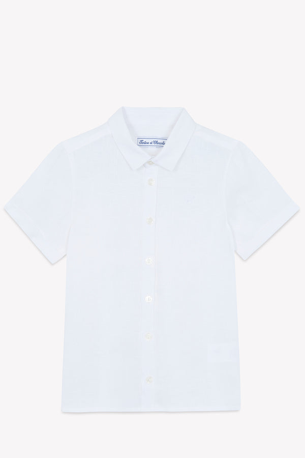 CEREMONIE GARCON CHEMISE1BIS - Blanc