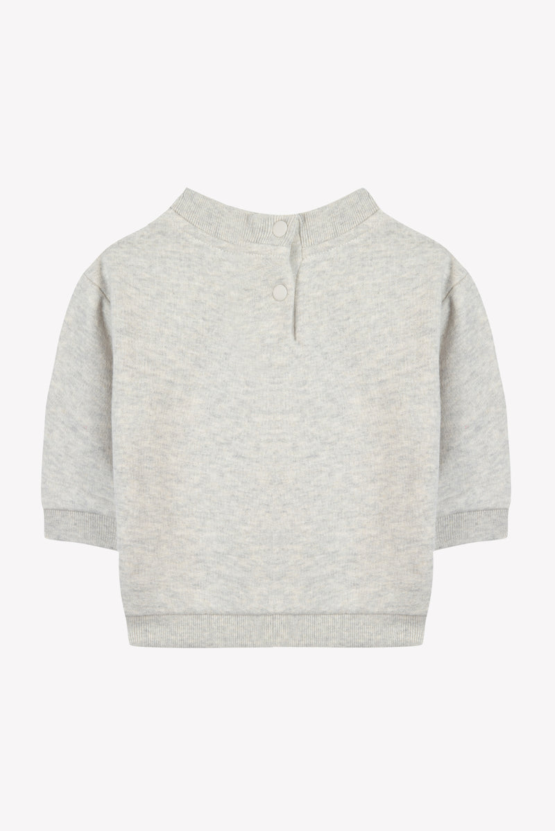 BABY EXPLORATEUR EN HERBE SWEAT 1 - Gris chiné