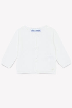 BABY ESPRIT ROMANTIQUE CARDIGAN 4 - Blanc