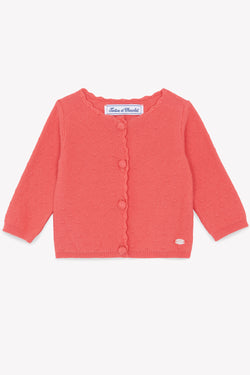 BABY TRESOR D'ETE CARDIGAN 4 - Corail