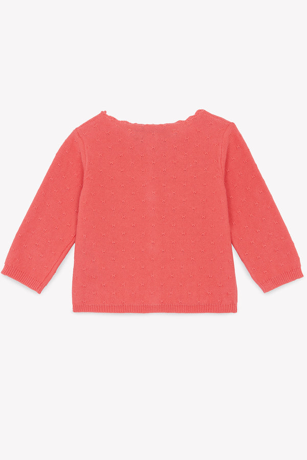 BABY TRESOR D'ETE CARDIGAN 4 - Corail