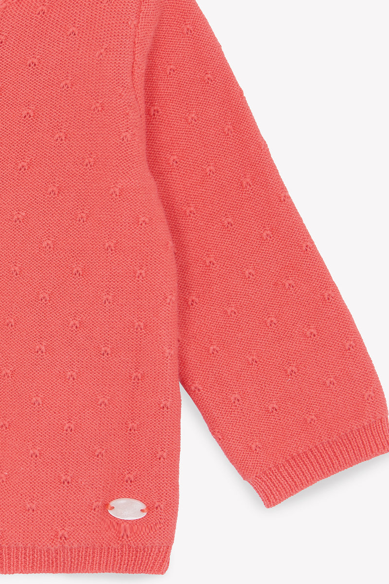 BABY TRESOR D'ETE CARDIGAN 4 - Corail