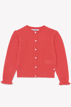 TRESOR D'ETE CARDIGAN C - Corail