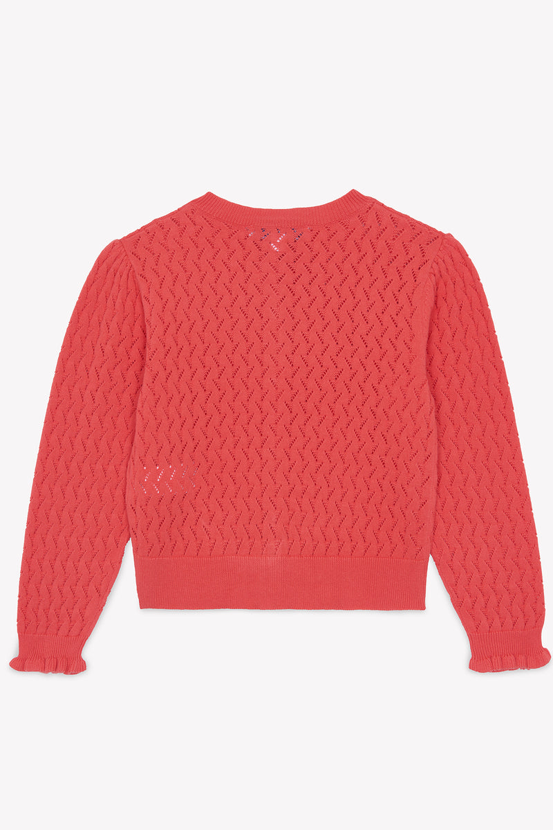 TRESOR D'ETE CARDIGAN C - Corail