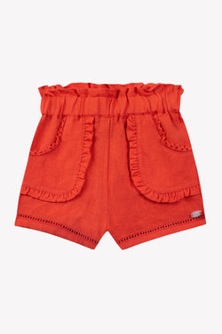 BABY PROMENADE BUCOLIQUE SHORT2 - Coquelicot