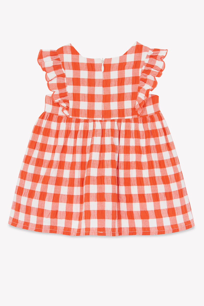 BABY PROMENADE BUCOLIQUE ROBE 13 - Coquelicot