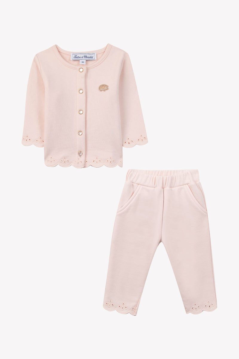 BABY JARDIN D'ETE JOGGING 1 - Rose pâle