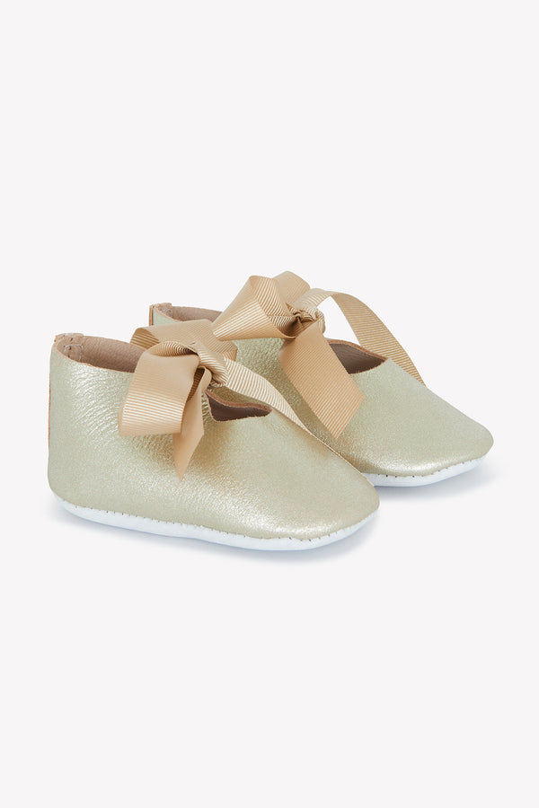 BABY CEREMONIE FILLE CHAUSSURE1 - Or