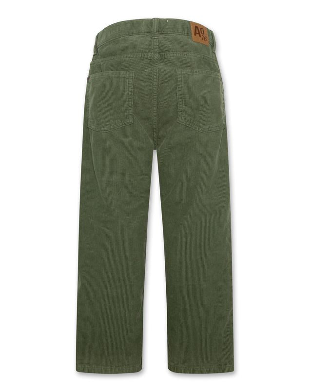 finn cord pants -  olive night/earth green