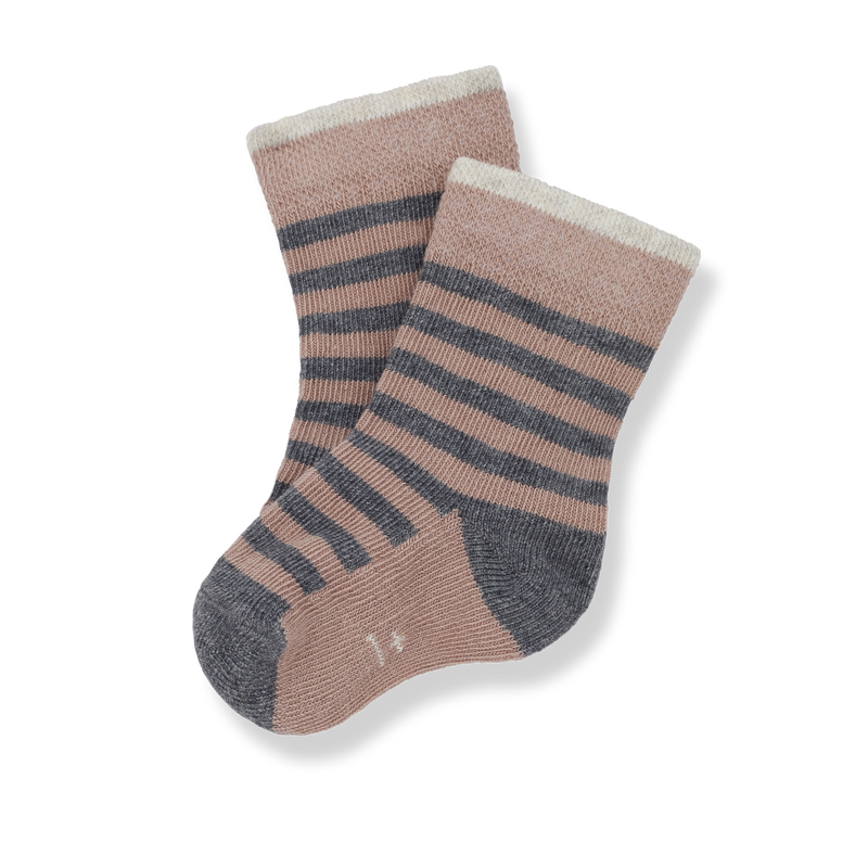 DALMAU striped socks - old-rose