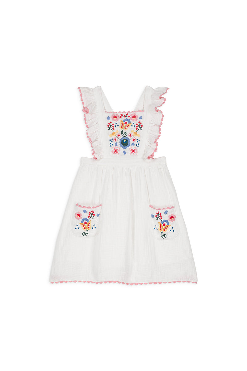 HUGUETTE DRESS - WHITE