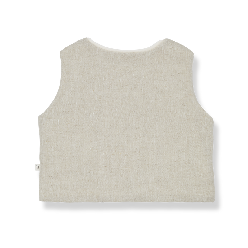 ELIAS padded vest - natural