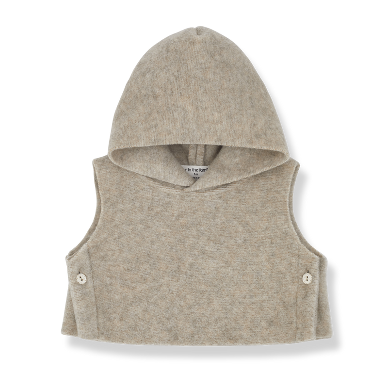 ELM hooded vest - beige