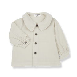 GINA collar blouse - oatmeal