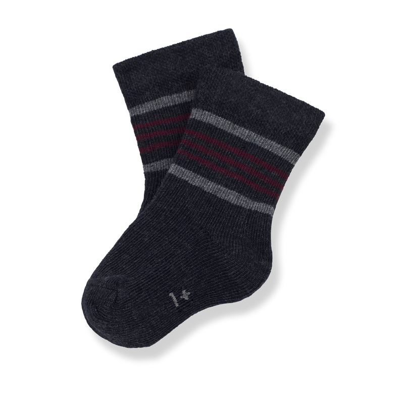 GUIU ribbed socks - anthracite