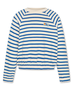 brad sweater stripe 000707 - bright blue