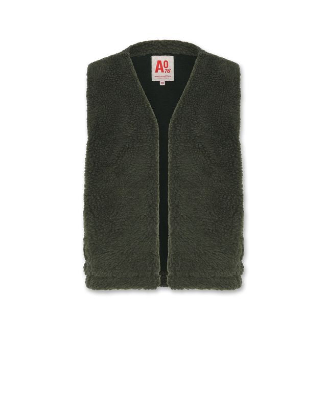 yacana bodywarmer fur - thyme