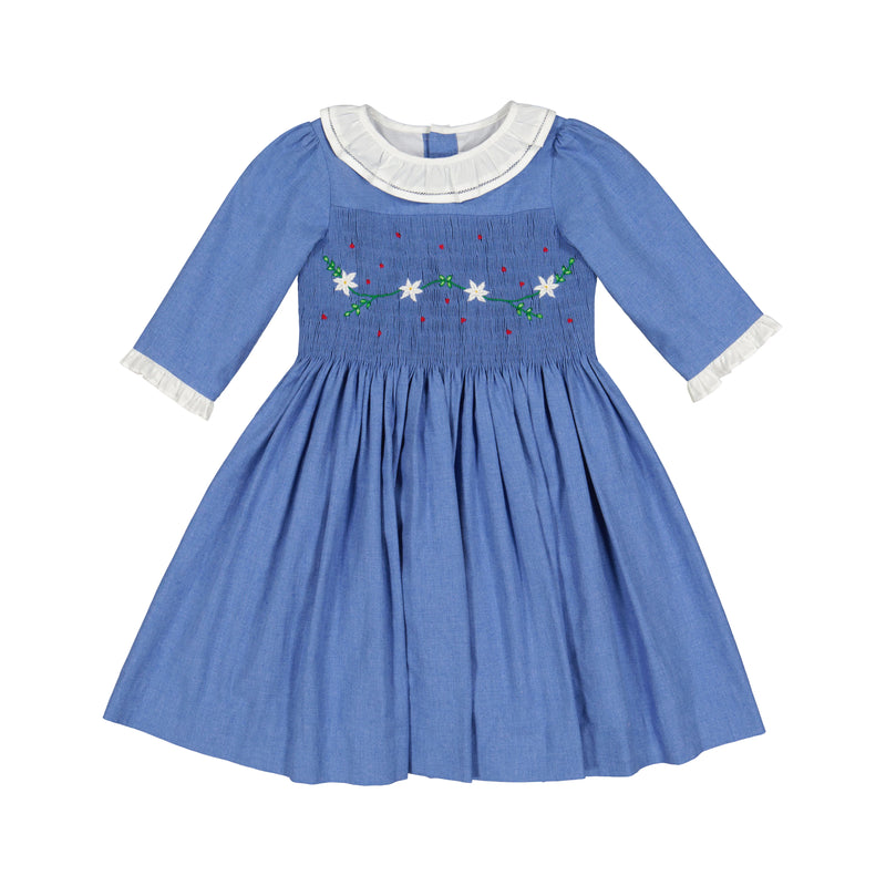 HEIDI BLUE WINTER SMOCKED DRESS