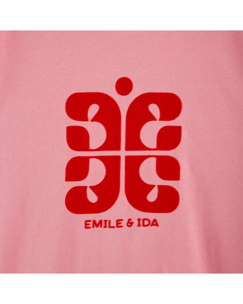 LOGO TEE SHIRT - FRAMBOISE