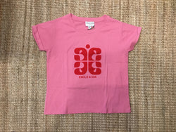 LOGO TEE SHIRT - FRAMBOISE