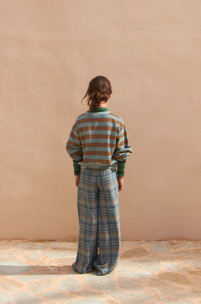 striped sweater - blue stripe