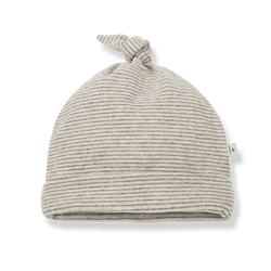 JOFRE beanie w/knot - oatmeal