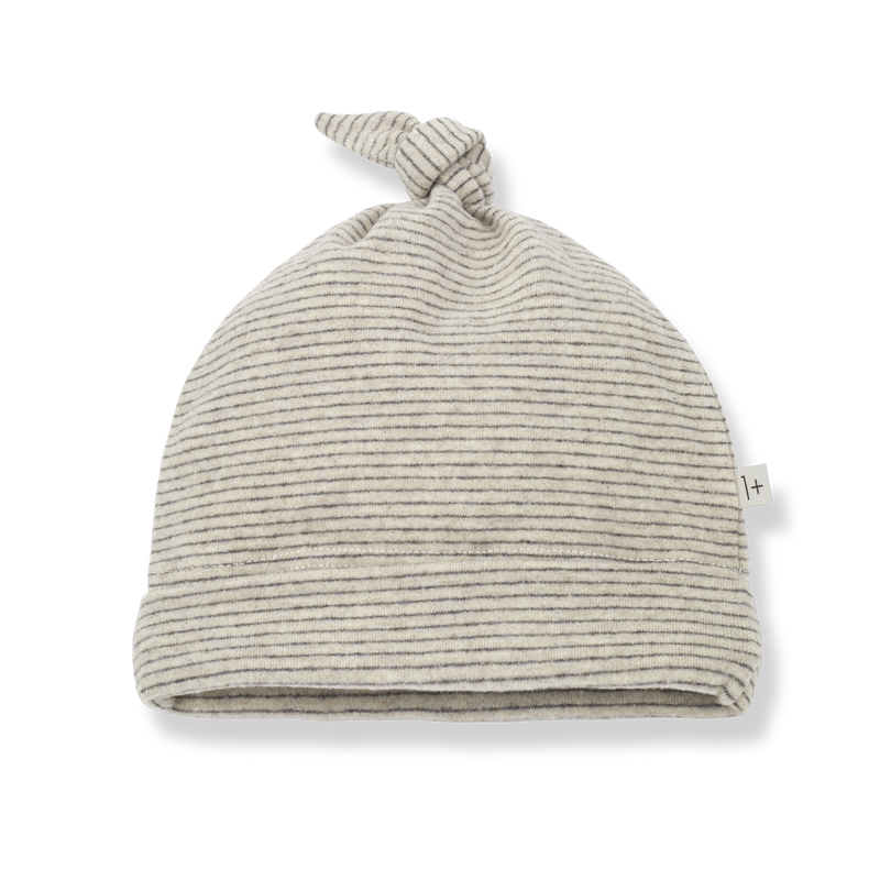 JOFRE beanie w/knot - oatmeal